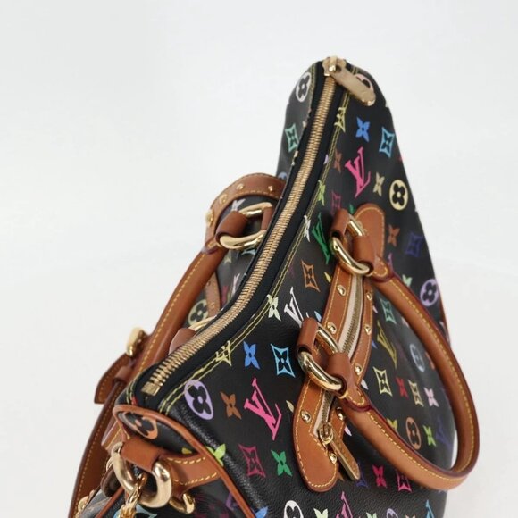 LOUIS VUITTON Monogram Multicolor Rita Tote Bag Black - Picture 5 of 16